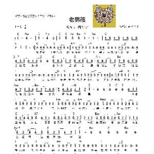 老男孩_歌谱投稿