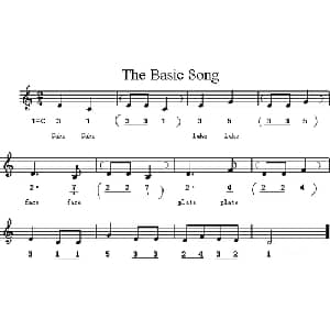 The Basic Song_外国歌谱
