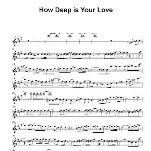 How Deep Is Your Love _外国歌谱