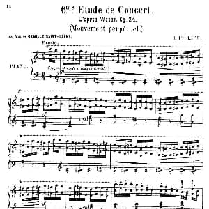 6 Etudes de Concert 钢琴谱 伊西多尔 菲利普