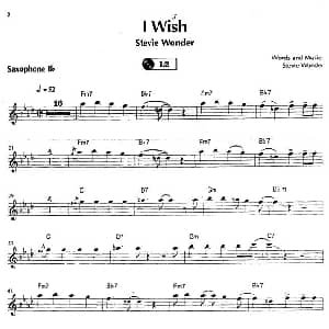 萨克斯谱 | I Wish