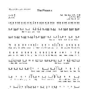 英 The Phoenix_歌曲简谱_词曲:Fall out boy Fall out boy