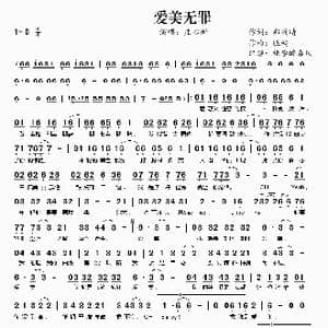 爱美无罪_歌谱投稿_词曲:郭雨晴 胜屿