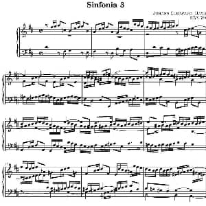 15首巴赫三部创意曲集 钢琴谱 巴赫