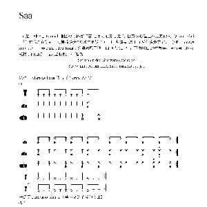 Saa 非洲手鼓谱