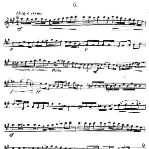 萨克斯谱 | 奇特克 萨克斯练习曲之六 ETUDY PRO SAXOPHON FR ZITRK.op.3