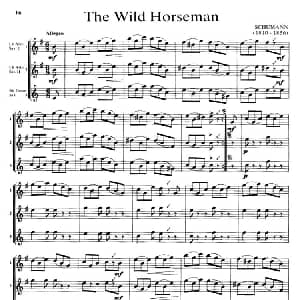 萨克斯谱 | The Wild Horseman 三重奏