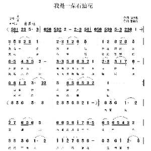 我是一朵石油花_歌曲简谱_词曲:薛自勤 鲁新华