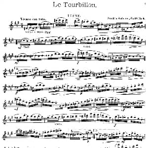 长笛曲谱 | Le Tourbillon Op.57 No.3 丹麦 安德森