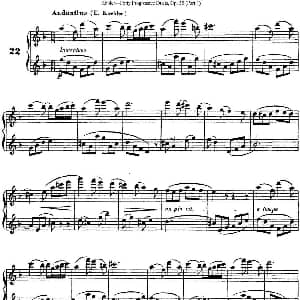 长笛曲谱 | 柯勒40首长笛提高练习曲OP.55 NO.22 Kohler 柯勒