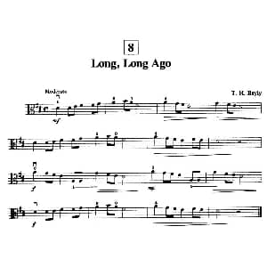 Long,Long Ago 中提琴