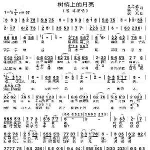 树梢上的月亮_歌曲简谱_词曲:吴志豪 镐天 镐天