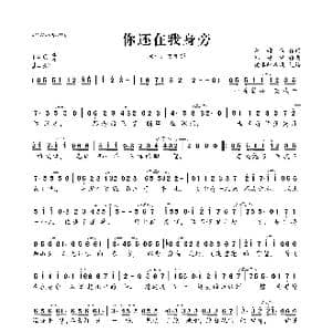 你还在我身旁_歌曲简谱_词曲:李倩仪 郑铮铮