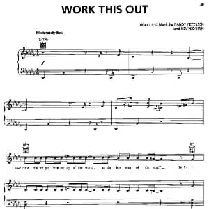 Work This Out 美国 _外国歌谱
