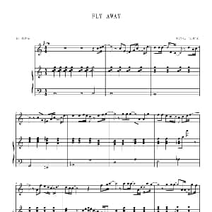 FLY AWAY 钢琴谱