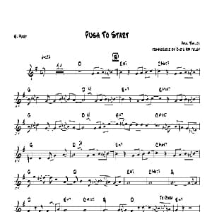 萨克斯谱 | Push To Start Eb Part