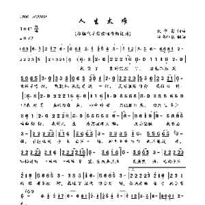 人生太难_歌曲简谱_词曲:代学霞 代学霞