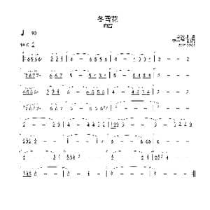 Windter Snow Flower 冬雪花_歌曲简谱