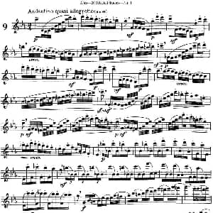 长笛曲谱 | 阿尔泰斯26首精选长笛练习曲 NO.9 Altes 阿尔泰斯