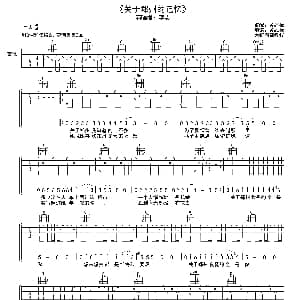 关于郑州的记忆 吉他谱 李志 黄雄标制谱