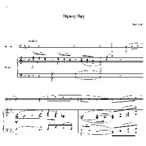 Danny Boy 巴松 钢琴伴奏 Traditional