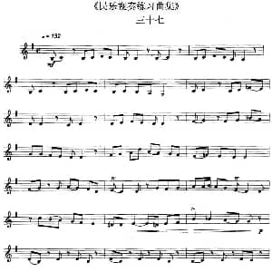 民乐视奏练习曲集 37—38