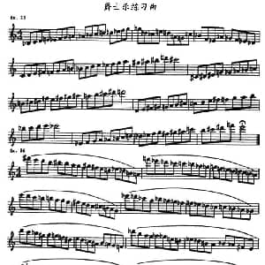 手风琴谱 | 爵士乐练习曲