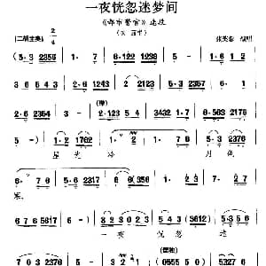 晋剧 一夜恍惚迷梦间 都市警官 安丽唱段 张芙蓉