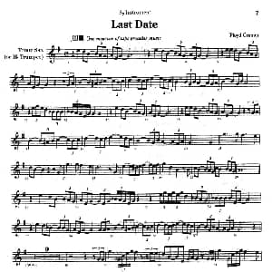 萨克斯谱 | Last Date 布伦茨 伦道夫 Boots Randolph