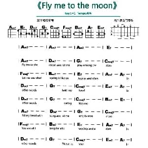 Fly me to the moon 吉他谱
