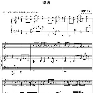 温柔 钢琴谱 欣仔记谱改编