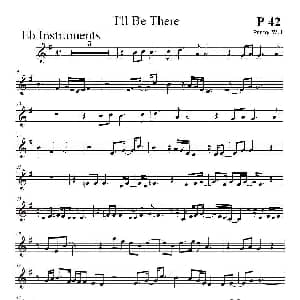 萨克斯谱 | I'll be there