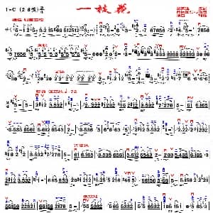 二胡谱 | 一枝花 精益制谱版 张式业 编曲