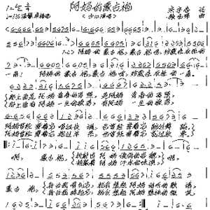 阿妈的蒙古袍_歌谱投稿_词曲:宋宇春 张艺军