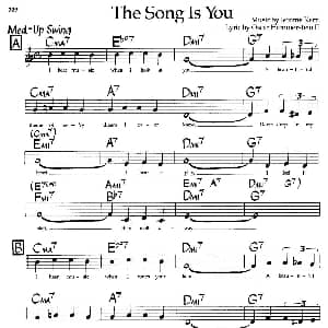 The Song Is You 钢琴谱