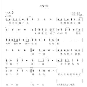K线图_歌谱投稿_词曲:赵旭 罗红武