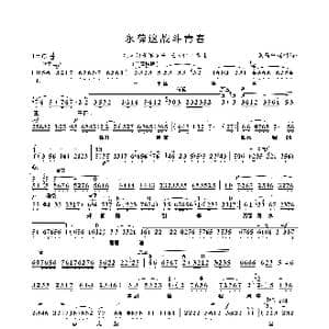 永葆这战斗青春_歌曲简谱