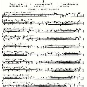 长笛曲谱 | 初级练习之8 Alphonse Ludec Debutant Flutiste 莫伊斯Moyse