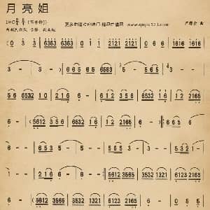 葫芦丝谱 | 月亮姐