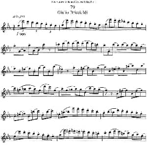 长笛曲谱 | 斯勒新老风格长笛练习重奏曲 第一部分 NO.79 Siegfried Thiele S. 斯勒