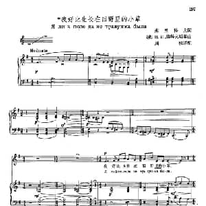 声乐教学曲库4 54我好比生长在田野里的小草 俄罗斯 _外国歌谱_词曲:苏里科夫 А и 柴可夫斯基