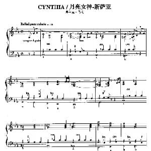 手风琴谱 | 月亮女神—新萨亚 弗兰克 马克