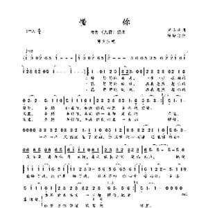 懂你_歌曲简谱_词曲:黄小茂 薛瑞光