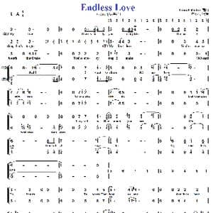 Endless Love_歌曲简谱_词曲:Lionel Richie Lionel Richie