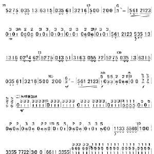 扬鞭催马运粮忙 中阮分谱 2_歌曲简谱_词曲: 魏显忠