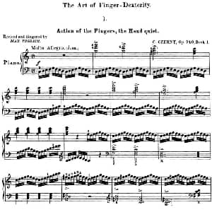 50首车尔尼Op.740钢琴手指灵巧技术练习曲 钢琴谱 车尔尼