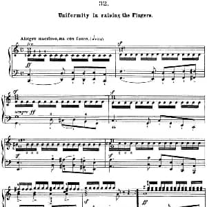 50首车尔尼Op.740钢琴手指灵巧技术练习曲 钢琴谱 车尔尼