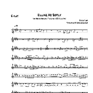萨克斯谱 | Killing Me Softly 中音萨克斯