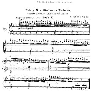 Czerny 30 New Studies 20 钢琴谱
