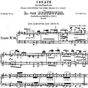 Sonate 钢琴谱 贝多芬